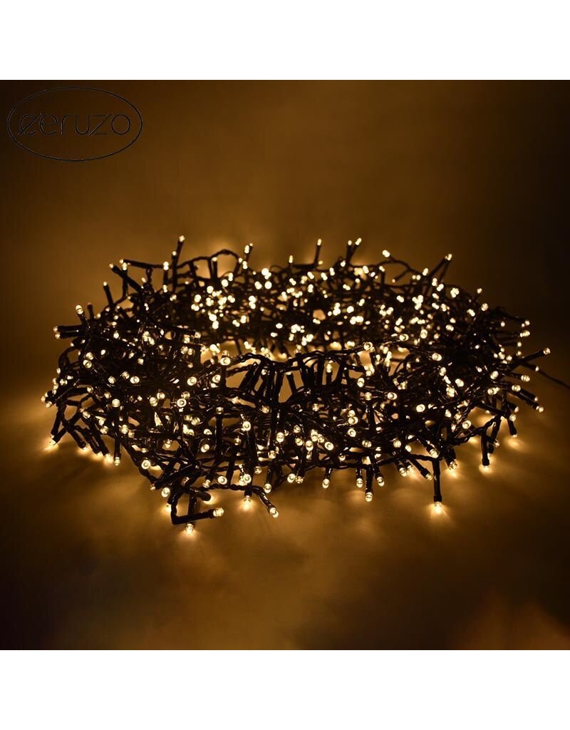 Ceruzo Micro Cluster - 560 LED - 11 meter - 8 Lichtfuncties + Geheugen - extra warm wit