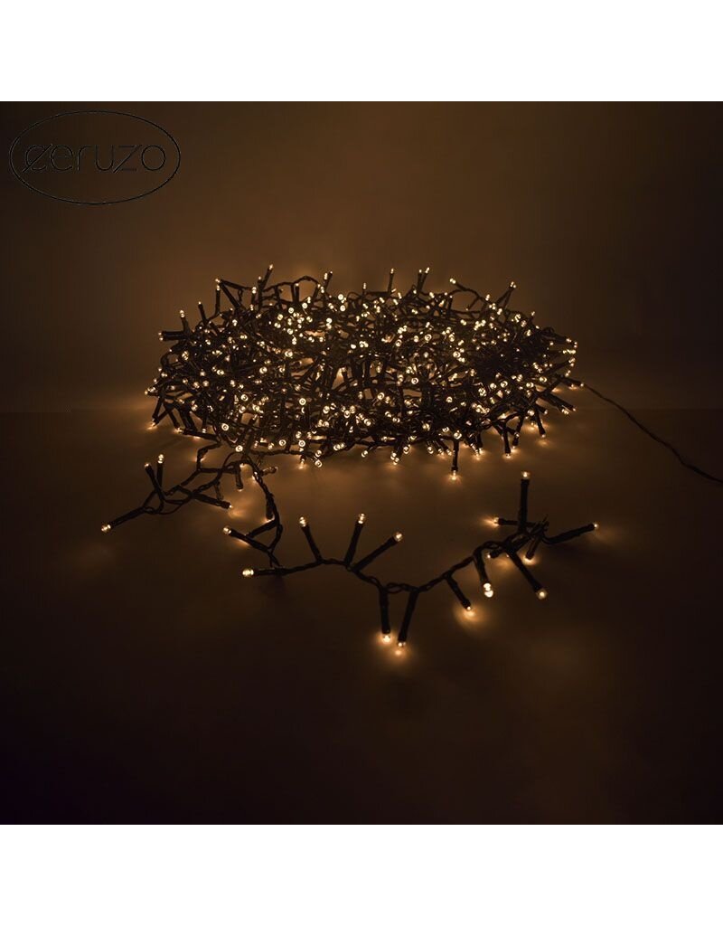 Ceruzo Micro Cluster - 560 LED - 11 meter - 8 Lichtfuncties + Geheugen - extra warm wit