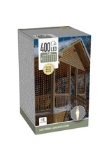 Lichtgordijn 190x190cm - gelijke lengtes - 400 LED's - extra warm wit - Soft Wire