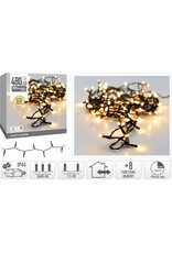 Kerstverlichting 480 led- 36m - extra warm wit - Timer - Lichtfuncties - Geheugen - Buiten