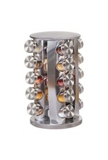 Ceruzo Kruidenrek Draaibaar - Kruiden Carrousel - 20 Kruidenprotjes - RVS