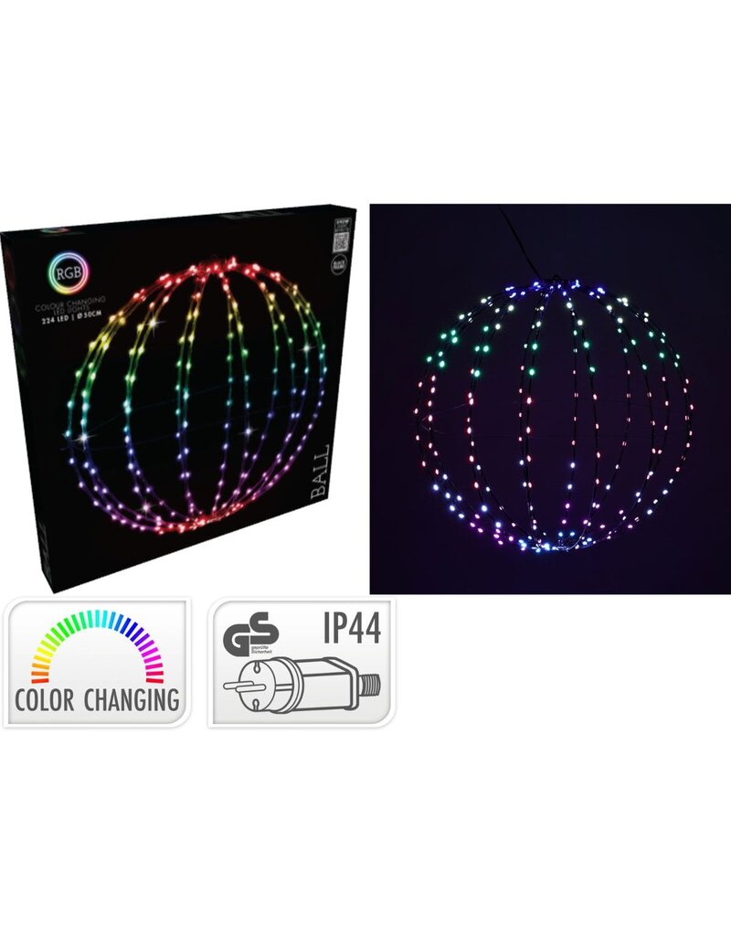 Lichtbol - Kerstverlichting - 50 cm - RGB Licht - 224 LED - Colour Changing