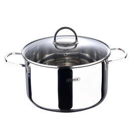 Pyrex Kookpan met Deksel - Ø24 cm - 5.7L - Inductie