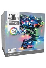Kerstverlichting 480 led- 36m - multicolor - Timer - Lichtfuncties - Geheugen - Buiten