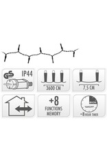 Kerstverlichting 480 led- 36m - multicolor - Timer - Lichtfuncties - Geheugen - Buiten