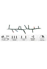 Micro Cluster met Haspel - 750 LED - 15 meter - met timer - multicolor