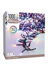 Maxi Cluster Kerstverlichting - 1000 led - 15m - multicolor - Timer - Lichtfuncties - Geheugen - Buiten