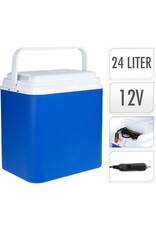 Koelbox - 12V - 24 liter - Blauw