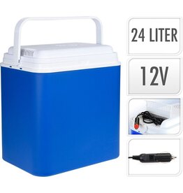 Koelbox - 12V - 24 liter - Blauw