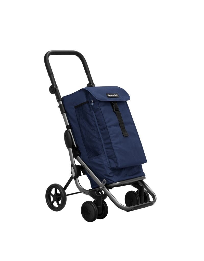 Playmarket Go Up Premium - Blauw - Boodschappentrolley