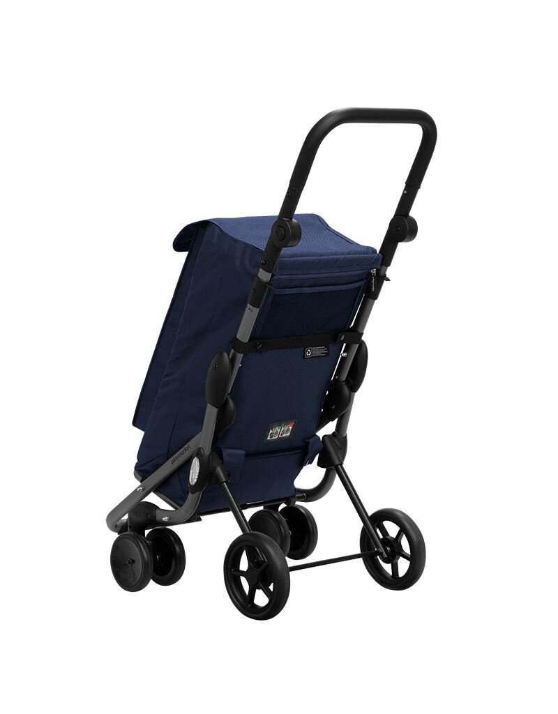 Playmarket Go Up Premium - Blauw - Boodschappentrolley