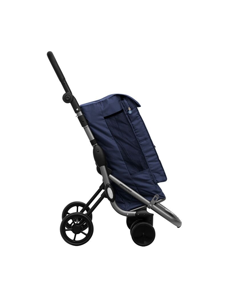 Playmarket Go Up Premium - Blauw - Boodschappentrolley