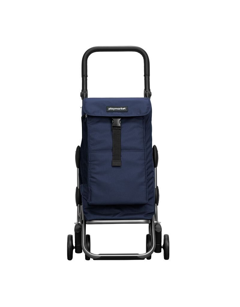 Playmarket Go Up Premium - Blauw - Boodschappentrolley