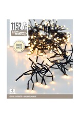 Clusterverlichting - 1152 LED - 8.5m - Timer - Lichtfuncties - warm wit