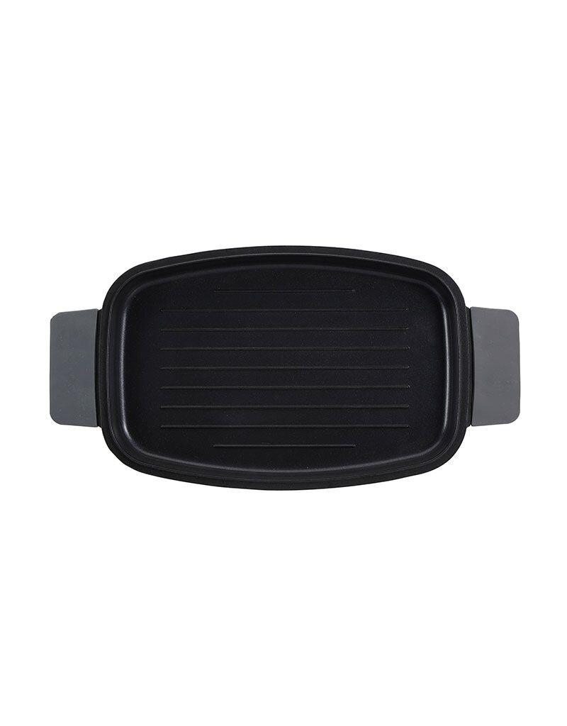 Bergner Infinity Chefs Grillplaat 42 x 22 cm -  Gegoten Aluminium  - Soft-Touch Handvaten