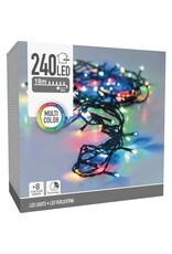 Kerstverlichting 240 led- 18m - multicolor - Timer - Lichtfuncties - Geheugen - Buiten
