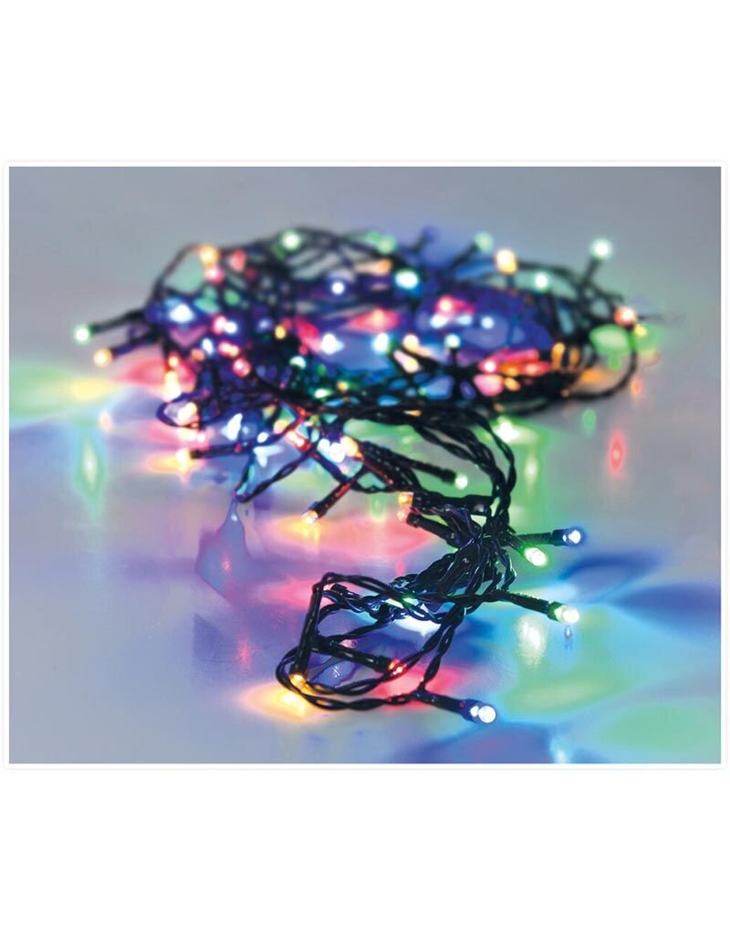 Kerstverlichting 240 led- 18m - multicolor - Timer - Lichtfuncties - Geheugen - Buiten