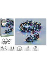 Microcluster - 400 led - 8m - multicolor - Timer - Lichtfuncties - Geheugen - Buiten