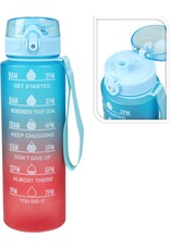 Excellent Houseware Motivatie Waterfles - Drinkfles 1 liter