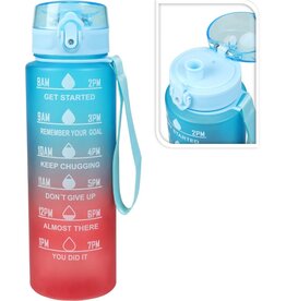 Excellent Houseware Motivatie Waterfles - Drinkfles 1 liter