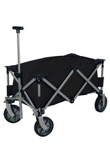 Bolderkar opvouwbaar - zwart -  90x49x58 cm