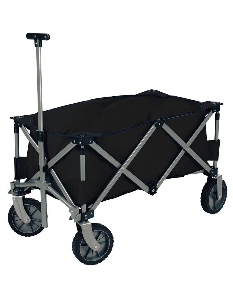 Bolderkar opvouwbaar - zwart -  90x49x58 cm