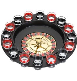 Roulette Drankspel - 16 shotglaajes