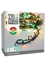 Kerstverlichting 320 led- 24m - three tone traditional - Timer - Lichtfuncties - Geheugen - Buiten