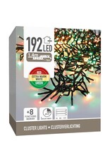 Clusterverlichting 192 led -  1.4m - three tone traditional - Batterij - Lichtfuncties - Geheugen - Timer