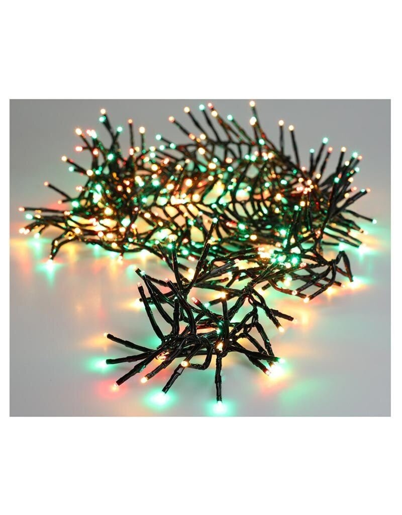 Clusterverlichting 192 led -  1.4m - three tone traditional - Batterij - Lichtfuncties - Geheugen - Timer