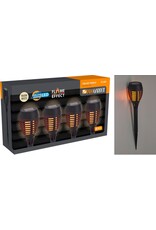 ProGarden Solar Tuinfakkels - 4 stuks