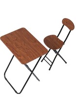 Ceruzo Klaptafel met Stoel - Bruin