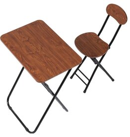 Ceruzo Klaptafel met Stoel - Bruin