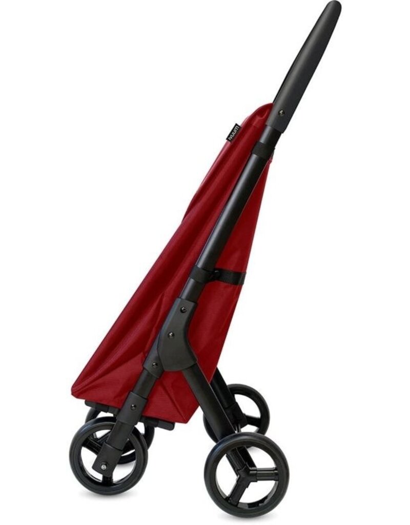 Duett Muuvi Up Boodschappentrolley - Tasinhoud 46L - 4 Wielen - Opvouwbaar - Rood