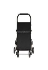 Duett Muuvi Up Boodschappentrolley - Tasinhoud 46L - 4 Wielen - Opvouwbaar - Zwart