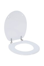 Bathroom Solutions Toiletbril MDF - Hout - Wit