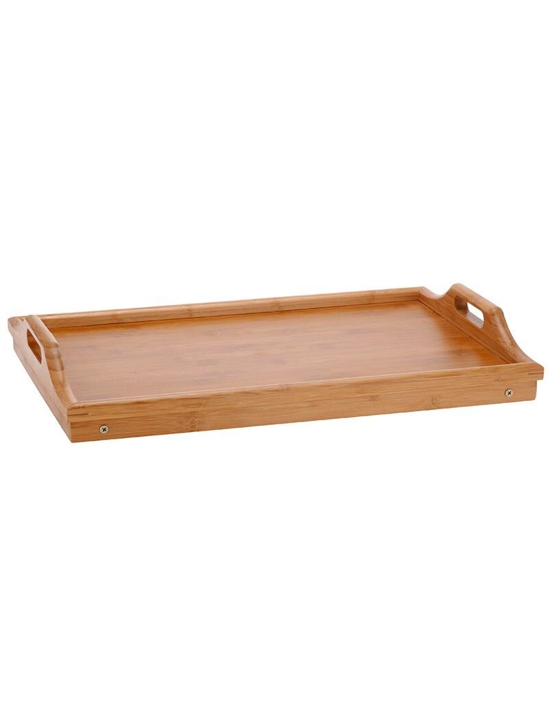 Excellent Houseware Bamboe dienblad voor op bed - 50x30cm