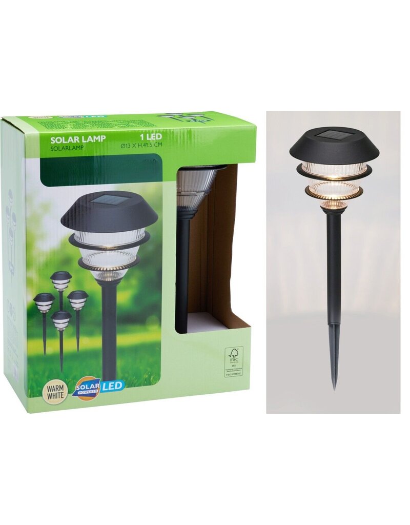 Buitenlamp op Zonne Energie - 4 Stuks - Solar Tuinverlichting