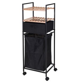 Bathroom Solutions Badkamerrek met Wasmand, Mand en 2 Rekken