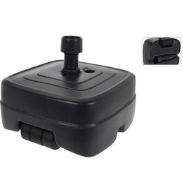 Parasolvoet Zwart - Vulbaar 45L - Verrijdbaar