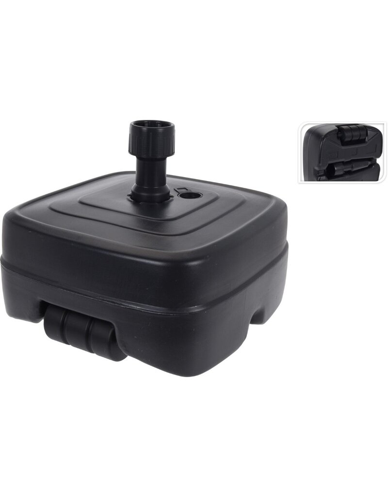 Parasolvoet Zwart - Vulbaar 45L - Verrijdbaar