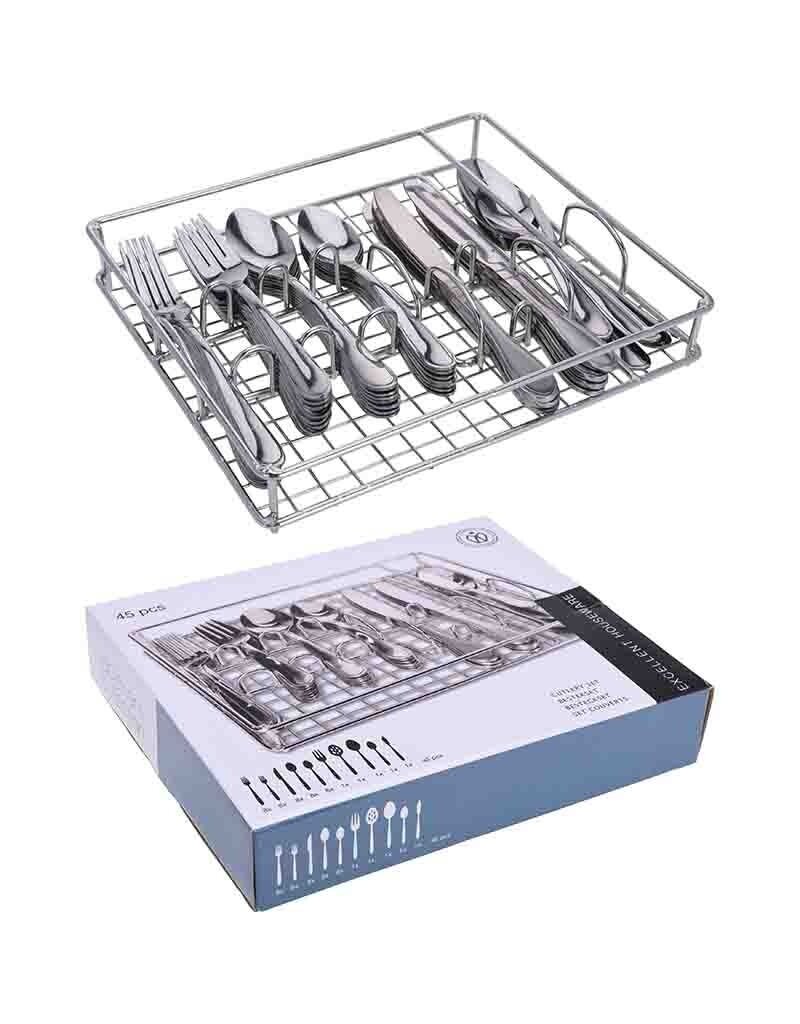 Excellent Houseware Bestekset 45-delig - 8 personen