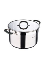Bergner Midnight RVS Soeppan met  Deksel - Inductie - 28cm - 9.5L
