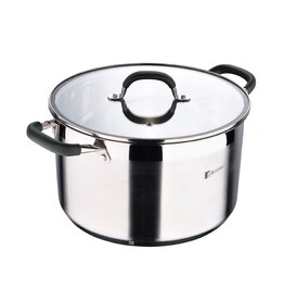 Bergner Midnight RVS Soeppan met  Deksel - Inductie - 28cm - 9.5L