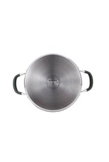 Bergner Midnight RVS Soeppan met  Deksel - Inductie - 28cm - 9.5L