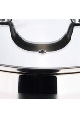 Bergner Midnight RVS Soeppan met  Deksel - Inductie - 28cm - 9.5L