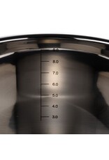 Bergner Midnight RVS Soeppan met  Deksel - Inductie - 28cm - 9.5L