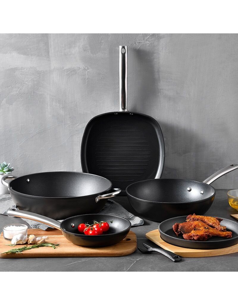 Masterpro Paella Pan - Inductie - 32 x 7.8 cm - Foodies Collection