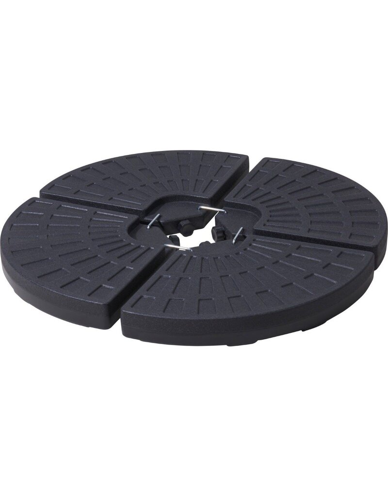 Parasoltegels - 48x48 cm - Vulbaar - 4 stuks - voor Kruisvoet