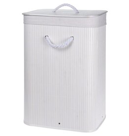Opvouwbare Wasmand - Bamboe - Wit
